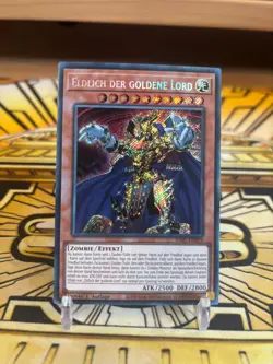 Yugioh Eldlich der goldene Lord RA01-DE019 Secret Rare V1 - Image 1