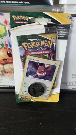Pokemon TCG Evolving Skies Checklane Blister Pack Eevee Promo SEALED - Image 1