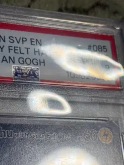 2023 Pokemon Van Gogh Pikachu with Grey Felt Hat SVP EN #085 Promo PSA 9 Mint - Image 4