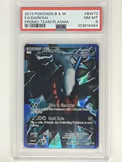 2013 Pokemon B&W Team Plasma Box Darkrai BSP BW73 PSA 8 - Image 1