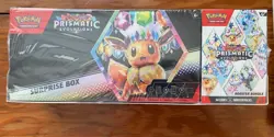 Pokemon Prismatic Evolutions Surprise Box + Booster Bundle SEALED - Image 1