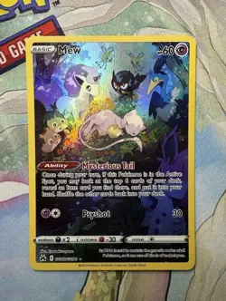 Mew GG10/GG70 Crown Zenith: Galarian Gallery Ultra Rare NM Pokemon Holo - Image 1