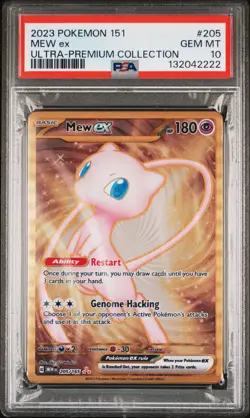 2023 POKEMON 151 ULTRA-PREM COLL #205 MEW EX PSA 10 - Image 1