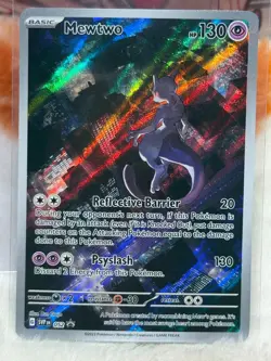 Mewtwo ex SVP 052 - Black Star 151 Promo Illustration Rare Pokemon TCG MINT - Image 5