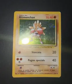 7/102 Pokemon Hitmonchan Holo Set Base No Shining Charizard No Prima Edizione - Image 3
