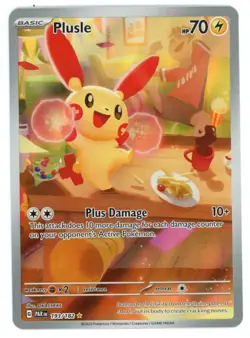 PLUSLE 2023 Pokemon Scarlet Violet Paradox Rift #193/182 Illustration Rare - Image 1