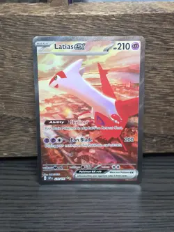 Latias EX 239/191 Special Illustration Rare SIR Pokemon Surging Sparks NM - Image 1