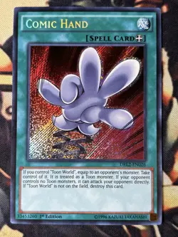 Yugioh: Comic Hand - DRL2-EN026 - Secret Rare - 1st Edition LP - Image 1