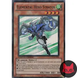 Yugioh Elemental HERO Stratos CT07-EN006 Super Rare Limited Edition NM - Image 1