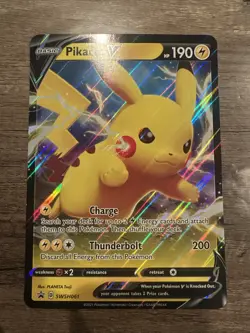 Pikachu V SWSH061 Jumbo Cards Holo - Image 1