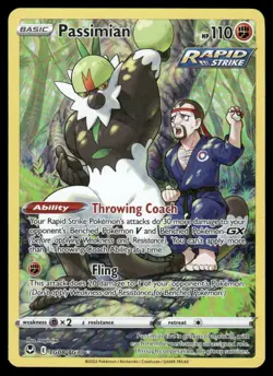 Pokemon Cards Passimian TG08/TG30 Silver Tempest Trainer Gallery Holo NM *3 - Image 1
