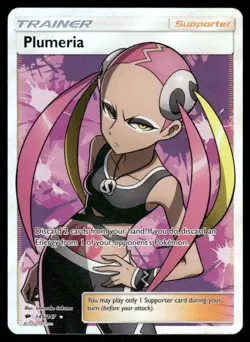 Pokemon Cards Plumeria 145/147 Burning Shadows Rare Ultra NM - Image 1