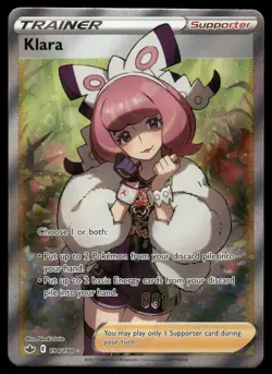 Pokemon Cards Klara 194/198 Chilling Reign Rare Ultra NM - Image 1
