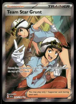 Pokemon Cards Team Star Grunt 242/198 Scarlet & Violet Ultra Rare NM - Image 1