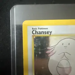 Pokemon Card TCG Chansey Base Set Holo Unlimited 3/102 WOTC Rare Collection LP - Image 4