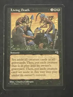 Living Death Tempest MTG Magic: the Gathering Black Sorcery - Image 1