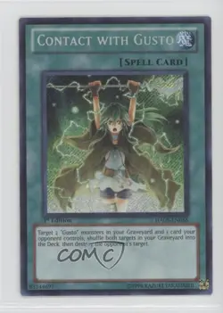 SCR - Contact with Gusto 1st Ed. YuGiOh Hidden Arsenal 5: Steelswarm Invasion - Image 1