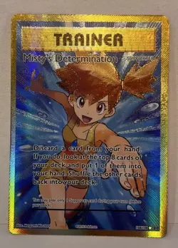Misty's Determination Trainer 108/108 XY Evolutions 2016 Pokemon - Image 3