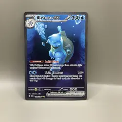 Pokemon 151 Blastoise EX 200/165 SIR Special Illustration Rare NM - Image 1