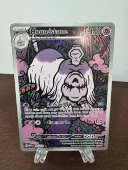 Pokemon TCG Houndstone 145/132 Mega Evolution Full Art Illustration Rare - Image 1