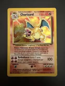4/102 Pokemon Charizard Holo Set Base No Shining Charizard No Prima Edizione - Image 1
