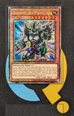 MP24-EN047 Dinowrestler Pankratops Quarter Century Secret Rare 1st Ed YuGiOh - Image 1