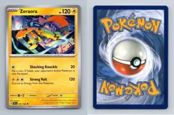 Zeraora #57/162 Scarlet & Violet Temporal Forces 2024 Pokemon Uncommon TCG Card - Image 1