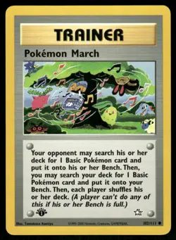 Pokemon Cards Pokemon March 102/111 1ST EDITION Neo Genesis WOTC Common NM - Image 1