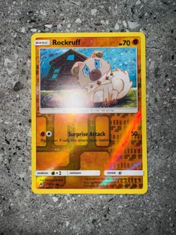 Pokemon TCG Cards Rockruff 75/131 Forbidden Light Reverse Holo NM - Image 3