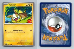 Yamper #58/162 Scarlet & Violet Temporal Forces 2024 Pokemon Common TCG Card - Image 1