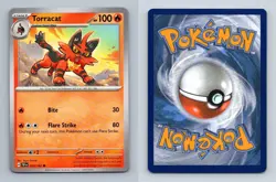 Torracat #33/162 Scarlet & Violet Temporal Forces 2024 Pokemon Common TCG Card - Image 1