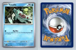 Totodile #39/162 Scarlet & Violet Temporal Forces 2024 Pokemon Common TCG Card - Image 1