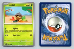 Seedot #3/162 Scarlet & Violet Temporal Forces 2024 Pokemon Common TCG Card - Image 1