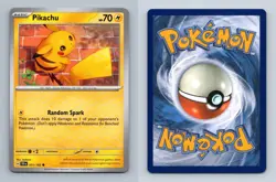 Pikachu #51/162 Scarlet & Violet Temporal Forces 2024 Pokemon Common TCG Card - Image 1