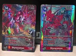 Digimon Card Game Time Stranger SR Bt24-018 Styracomon And Alt Art - Image 1