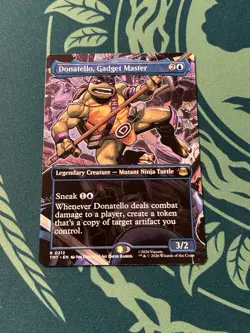 Donatello, Gadget Master Borderless NON Foil Teenage Mutant Ninja Turtles TMT - Image 1