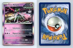 Iron Valiant #80/162 Scarlet & Violet Temporal Forces 2024 Pokemon Rare Holo TCG - Image 1