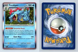 Feraligatr #41/162 Scarlet & Violet Temporal Forces 2024 Pokemon Rare Holo TCG - Image 1