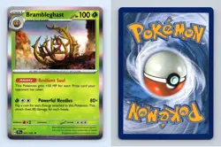 Brambleghast #21/162 Scarlet & Violet Temporal Forces 2024 Pokemon Rare Holo TCG - Image 1