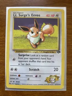 Lt. Surge's Eevee #51 Pokemon Gym Challenge - Image 1
