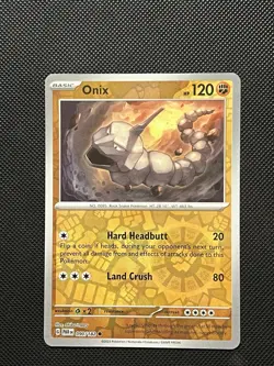 Pokemon Paradox Rift - Onix - 090/182 - Reverse Holo - M/NM - Image 2