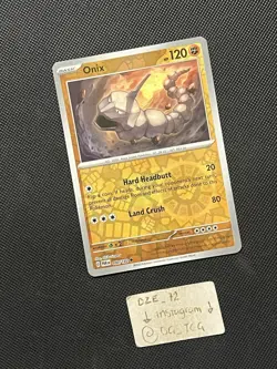 Pokemon Paradox Rift - Onix - 090/182 - Reverse Holo - M/NM - Image 3