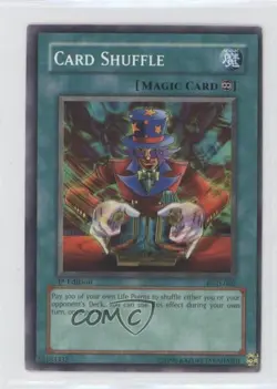 Card Shuffle 1st Ed. YuGiOh Pharaonic Guardian #PGD-080 2003 - Image 1