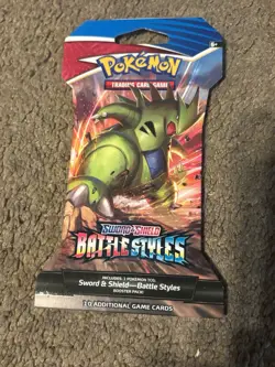 Lot of 5 Pokemon Mixed TCG Sword and Shield Battle Styles Booster Packs - Sealed - Image 2