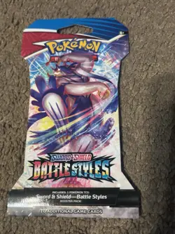 Lot of 5 Pokemon Mixed TCG Sword and Shield Battle Styles Booster Packs - Sealed - Image 3