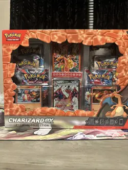 Pokemon TCG: Charizard ex Premium Collection Box - 6 Packs - Image 1