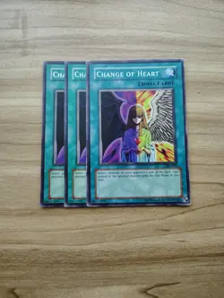 Yu-Gi-Oh! - Change Of Heart 3X - Full Playset - Image 1