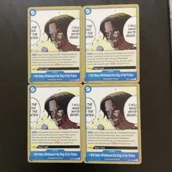 Bandai One Piece TCG I Will Make Whitebeard the King of the Pirates OP12-058 x4 - Image 1