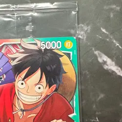 One Piece Card Game Ichiban Kuji Monkey D. Luffy Promo Card - Image 2