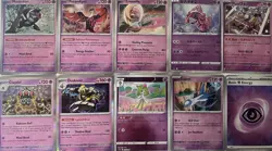 pokemon cards psychic package ** 7 rare cards / 3 reverse hollows / 10 bundle - Image 1